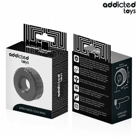 Addicted Toys Performance Ring Extra Thick 58mm, fleksibilni prsten za podršku