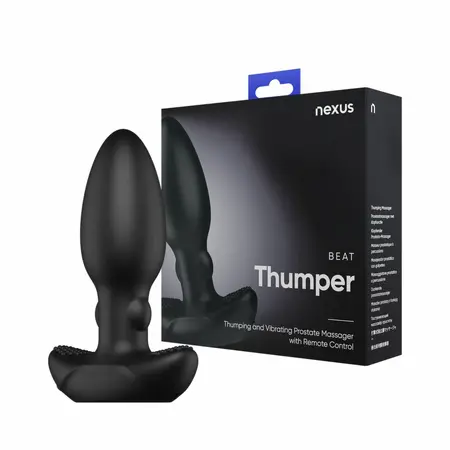 Nexus BEAT silikonski ritmički čep sa daljinskim upravljačem, USB, crni, 11,2 cm