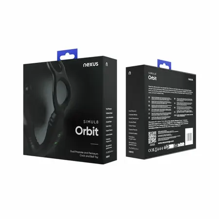 Nexus Simul8 Orbit Edition intimni stimulator od crnog silikona 13,5cm