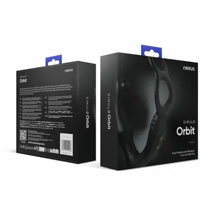 Nexus Simul8 Orbit Edition intimni stimulator od crnog silikona 13,5cm