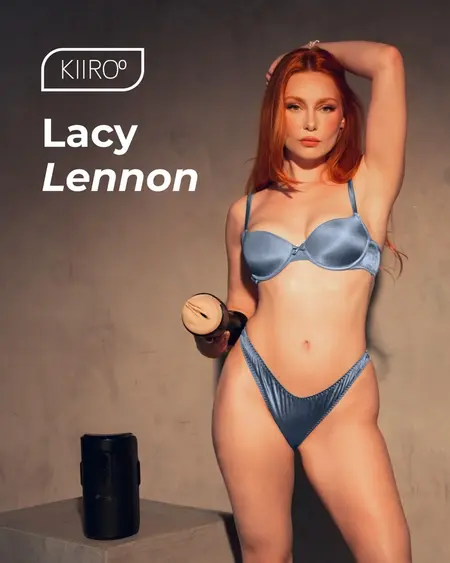 Kiiroo Feel Lacy Lennon interaktivni intimni uređaj, 22 cm, boja kože