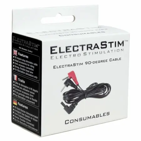 ElectraStim 90-Degree Intimate Machine Replacement Cable 1.2m