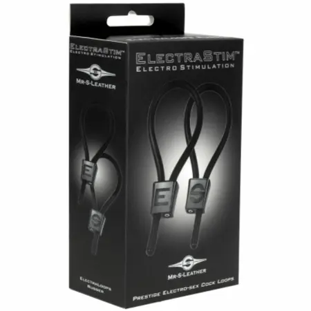 ElectraStim Prestige ElectraLoops podesivi crni prstenovi, pakovanje od 2 komada