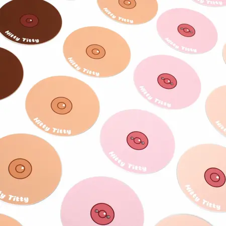 Tease & Please Hitty Titty Game - Fast-Paced Party Card Set with Bell
