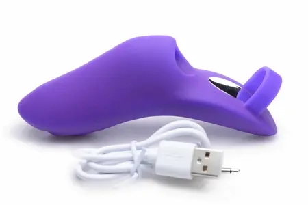 FRISKY Finger Pro vibrator za prst u ljubičastoj boji, 3 brzine, vodootporan