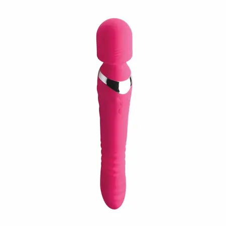 INMI Ultra Thrust-Her silikonski masažer sa dvostrukim delovanjem roze 27.3cm