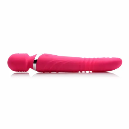 INMI Ultra Thrust-Her silikonski masažer sa dvostrukim delovanjem roze 27.3cm