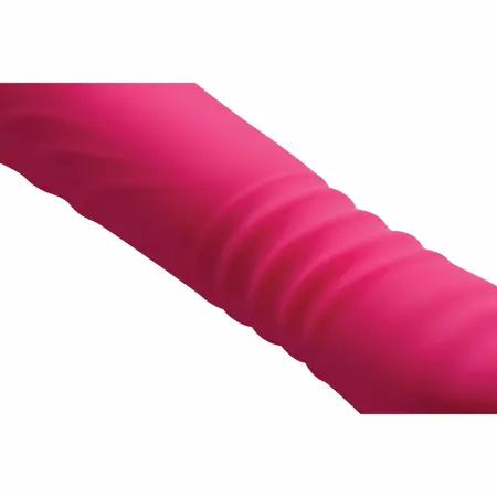 INMI Ultra Thrust-Her silikonski masažer sa dvostrukim delovanjem roze 27.3cm