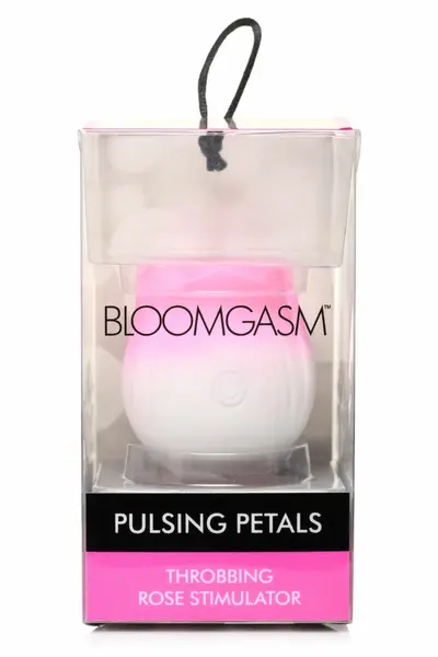 Bloomgasm Throbbing Rose Intimate Pulsing Device Pink 6.4 cm