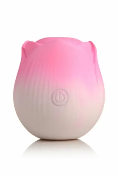 Bloomgasm Throbbing Rose Intimate Pulsing Device Pink 6.4 cm
