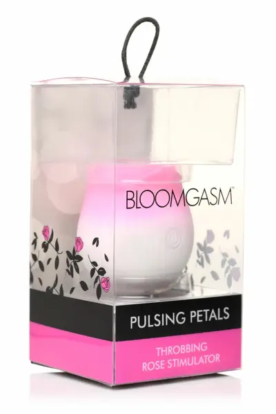 Bloomgasm Throbbing Rose Intimate Pulsing Device Pink 6.4 cm