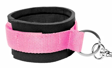 FRISKY Bed Cuff System Pink podesivi neoprenski komplet za vezivanje u krevetu