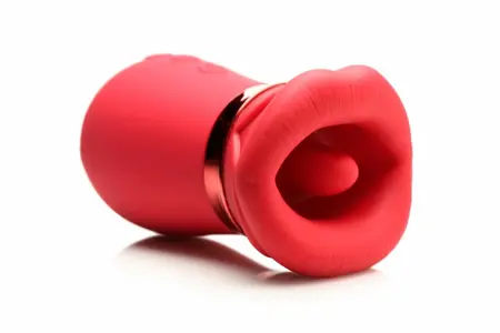 LICKGASM Kiss Me More Intimate Suction & Vibration Device Pink 12.4cm