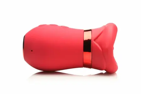 LICKGASM Kiss Me More Intimate Suction & Vibration Device Pink 12.4cm