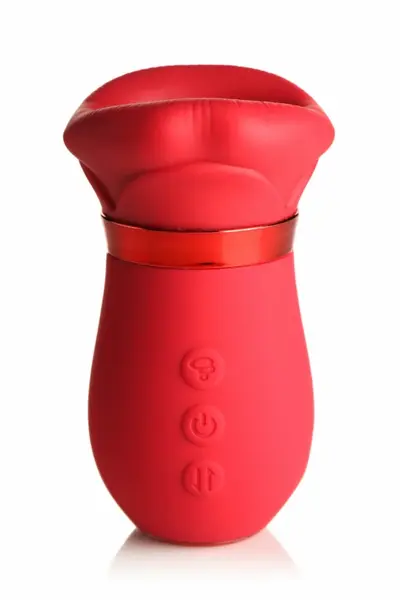 LICKGASM Kiss Me More Intimate Suction & Vibration Device Pink 12.4cm
