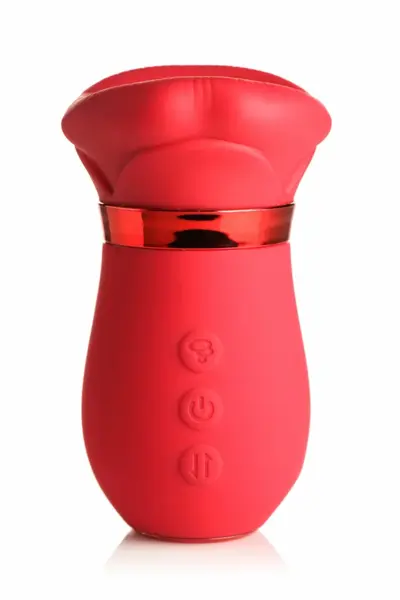 LICKGASM Kiss Me More Intimate Suction & Vibration Device Pink 12.4cm