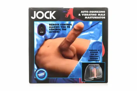 JOCK Auto-Squeezing & Vibrating Intimate Machine Medium - Wireless Remote
