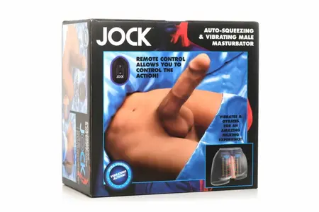 JOCK Auto-Squeezing & Vibrating Intimate Machine Medium - Wireless Remote