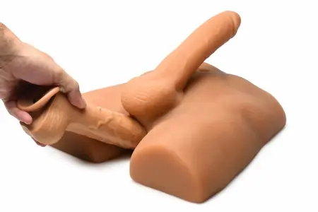 JOCK BioSkin Intimate Machine with Adjustable Core Medium Tone 7in