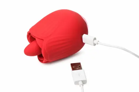 BLOOMGASM French Rose Red intimni stimulator sa 10 modova od svilenkastog silikona
