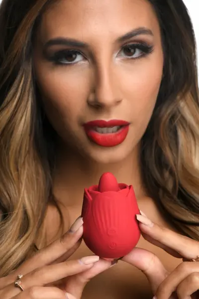 BLOOMGASM French Rose Red intimni stimulator sa 10 modova od svilenkastog silikona