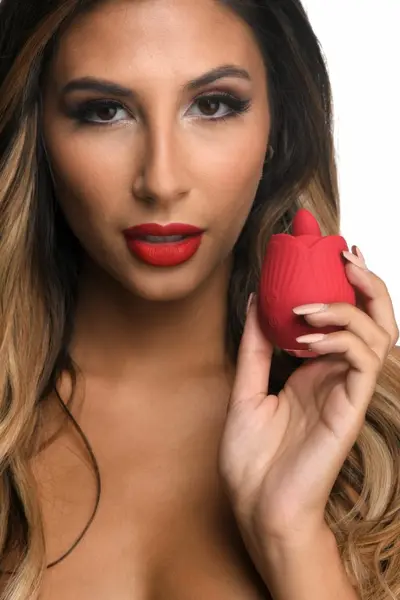 BLOOMGASM French Rose Red intimni stimulator sa 10 modova od svilenkastog silikona