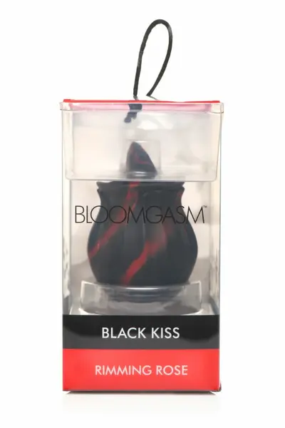 Bloomgasm Black Kiss Rose System Red/Black - Licking Motion Vibrator