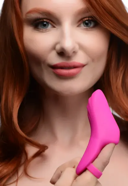FRISKY Bang'her Pro Pink Finger Vibrator - Ergonomic, Waterproof, USB