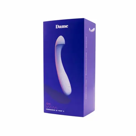 Dame Arc intimni masažer od silikona u nežno plavoj boji vodootporan sa USB punjenjem