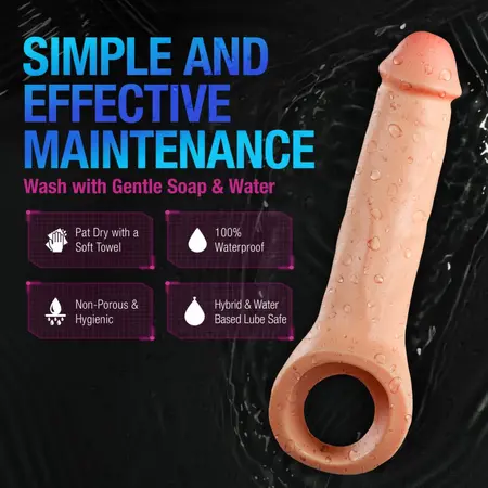 Blush Performance Plus Thrive silikonski produžetak od 6.3 cm sa dvostrukom gustinom