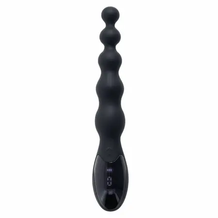 Zero Tolerance Backdoor Baton fleksibilni vibrator sa kuglicama 24cm crni