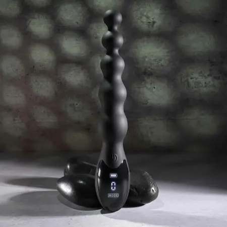 Zero Tolerance Backdoor Baton fleksibilni vibrator sa kuglicama 24cm crni