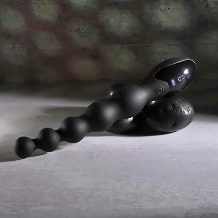 Zero Tolerance Backdoor Baton fleksibilni vibrator sa kuglicama 24cm crni