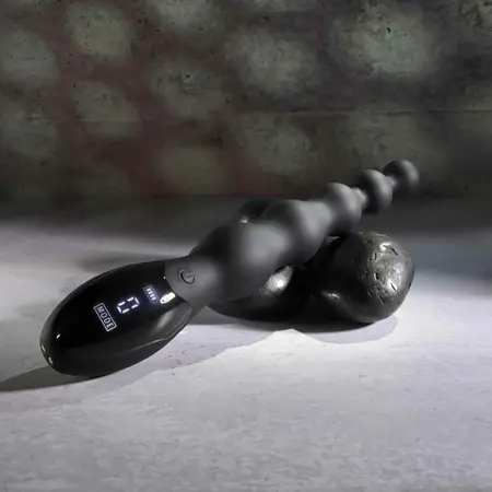 Zero Tolerance Backdoor Baton fleksibilni vibrator sa kuglicama 24cm crni