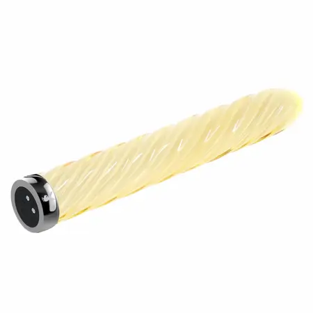 Playboy Twist of Fate stakleni intimni masažer, 10 modova, vodootporan, USB