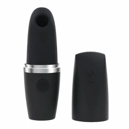 Playboy Excursion intimni vakuumski stimulator u obliku ruža za usne, roze, USB