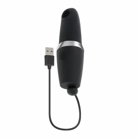 Playboy Excursion intimni vakuumski stimulator u obliku ruža za usne, roze, USB