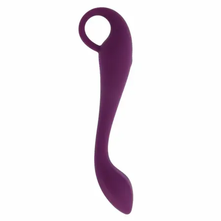 Evolved Lochness punjivi silikonski zakrivljeni vibrator 19 cm plavi