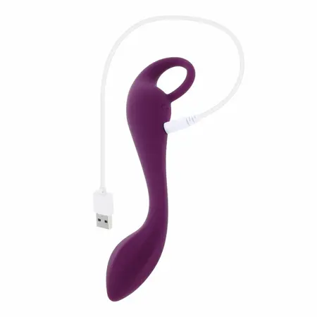 Evolved Lochness punjivi silikonski zakrivljeni vibrator 19 cm plavi