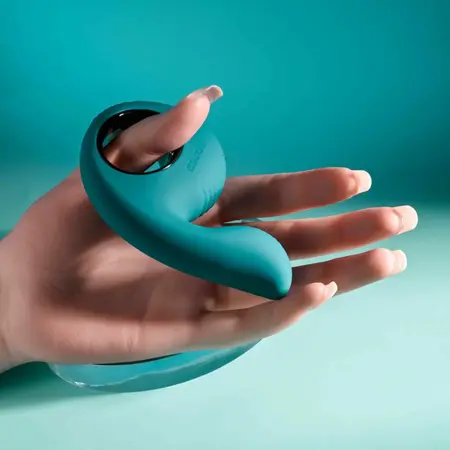 Evolved Thumbs Up svestrani silikonski stimulator sa dva motora roze 4.5cm