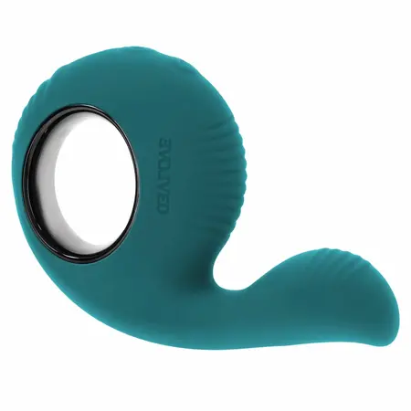 Evolved Thumbs Up svestrani silikonski stimulator sa dva motora roze 4.5cm