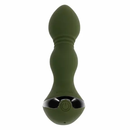 Evolved Lieutenant vibrirajući analni čep 12 cm silikonski USB otporan na prskanje