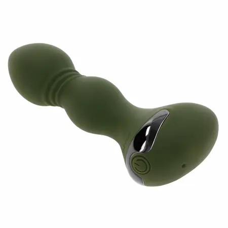 Evolved Lieutenant vibrirajući analni čep 12 cm silikonski USB otporan na prskanje