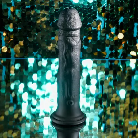 Evolved Black Thunder intimna mašina 25cm silikonska vodootporna sa daljinskim upravljačem