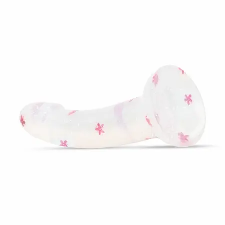 Dildo Collection Flower Power Pink Glitter intimni model 15 cm