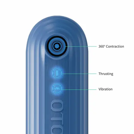OTOUCH Submarine Blue, vodootporni intimni masažer sa 360° rotacijom i kontrakcijom