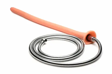 XR Brands Hosed Silicone Intimate Cleansing Hose 50 cm Black