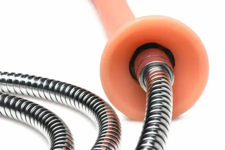 XR Brands Hosed Silicone Intimate Cleansing Hose 50 cm Black
