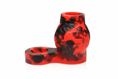 XR Brands Hell Hound silikonski rastezač mošnica crveni 68.6mm