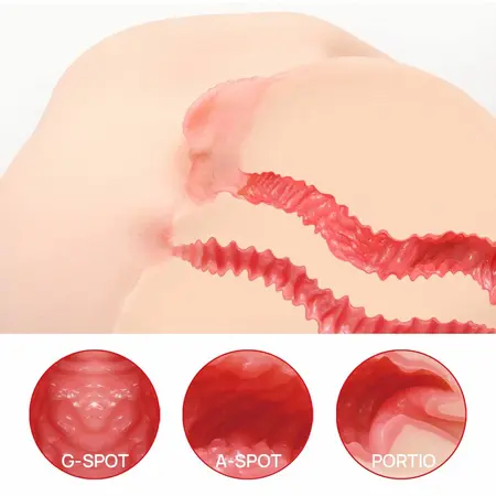 KOKOS 004 Vanilla Intimate Machine dvoslojni TPE 17cm